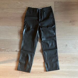 MANGO Faux Leather Pants